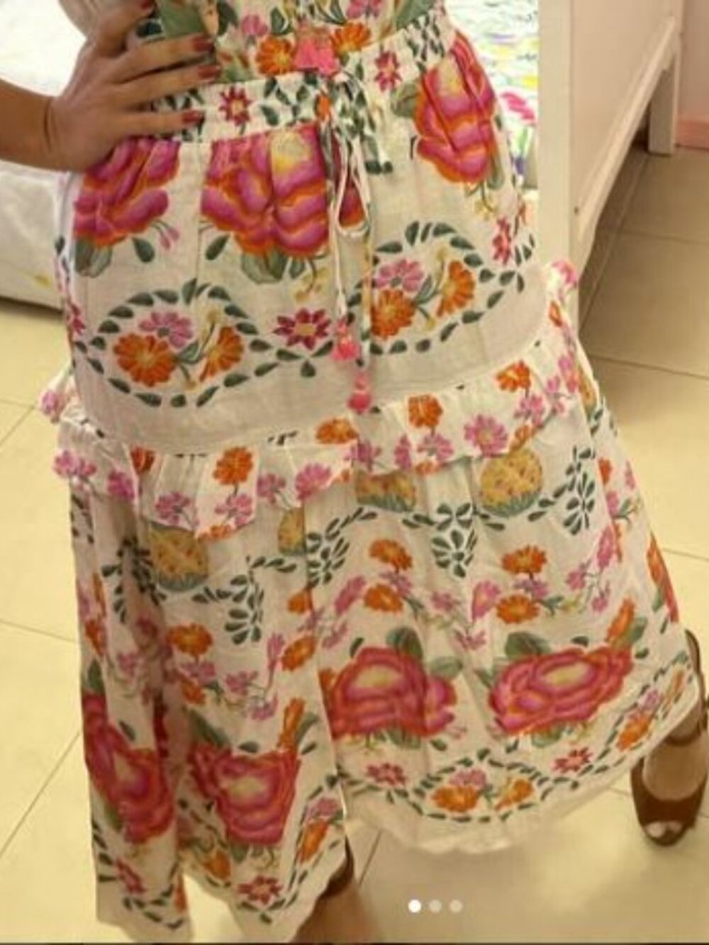 FARM Rio Macaw Blossom Floral Maxi Skirt sz S NWT - Brazil Line Exclusive!!! - Picture 7 of 10